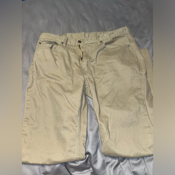 Men's 36x32 514 Levi Strauss Tan Jeans - Picture 4 of 8